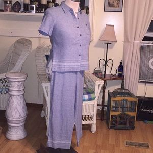 NortonMcNaughton M 2-piece Linen Cotton Pants Suit